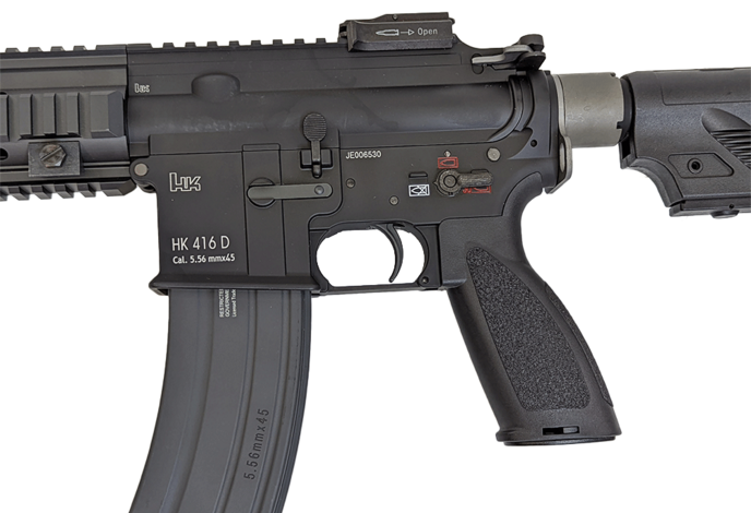 Umarex H&K 416 A4 GBBR M4 Gas Rifle by KWA Black