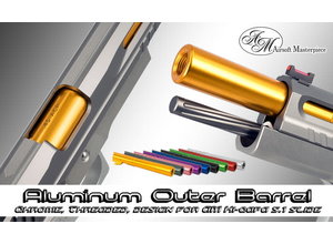 Airsoft Masterpiece Airsoft Masterpiece .45 ACP Aluminum Threaded Fix Outer Barrel for 5.1 Hi Capa