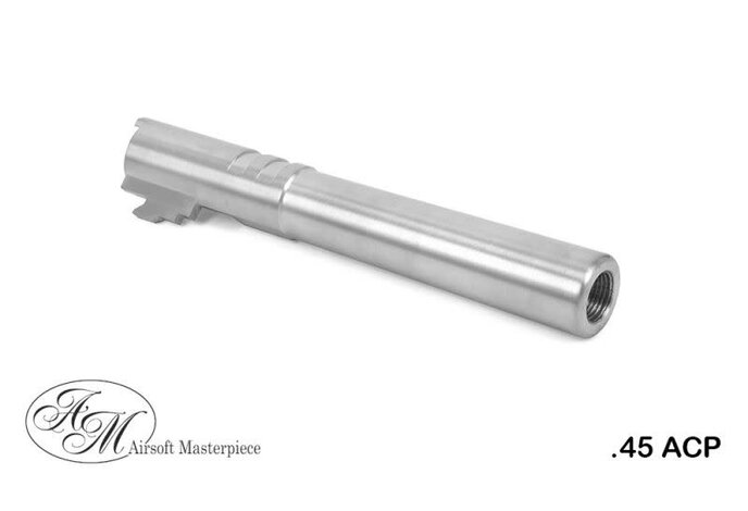 Airsoft Masterpiece .45 ACP Aluminum Threaded Fix Outer Barrel for 5.1 Hi Capa