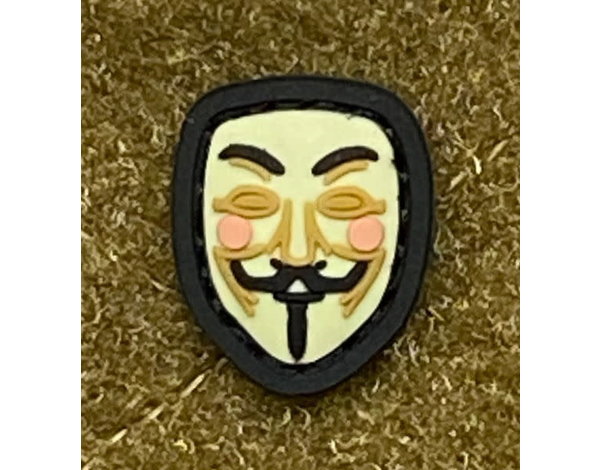 Tactical Outfitters Tactical Outfitters Guy Fawkes Mask PVC Cat Eye Morale Patch