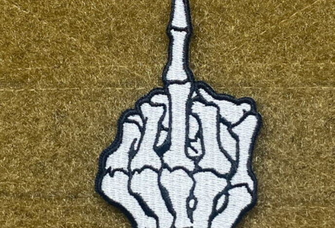 Tactical Outfitters Skeleton Finger Morale Patch