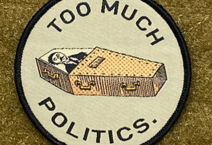 Tactical Outfitters Too Much Politics Morale Patch
