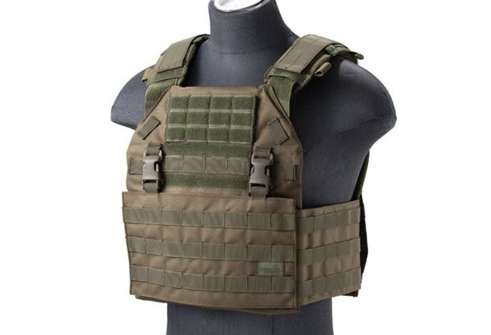 Lancer Tactical Vest with Molle Webbing and Detachable Buckles