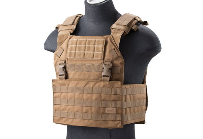 Lancer Tactical Vest with Molle Webbing and Detachable Buckles