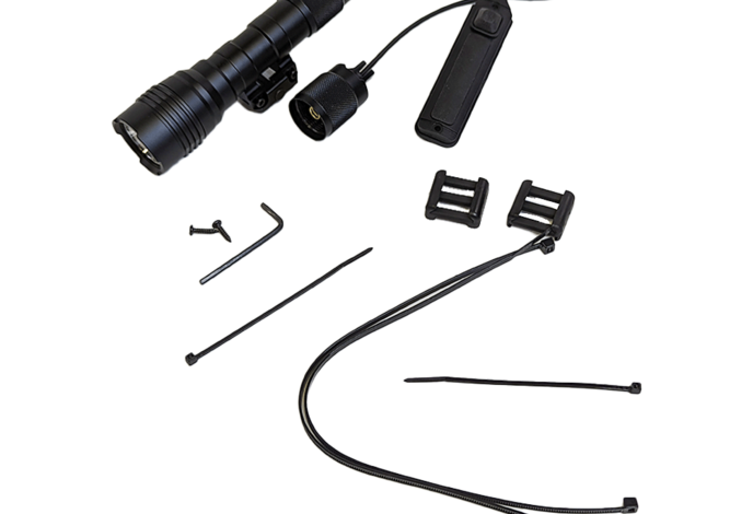 AEX HIGHBEAM rifle light with remote switch, 1200 lumen