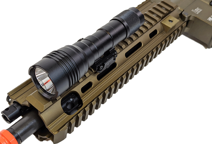 AEX HIGHBEAM rifle light with remote switch, 1200 lumen