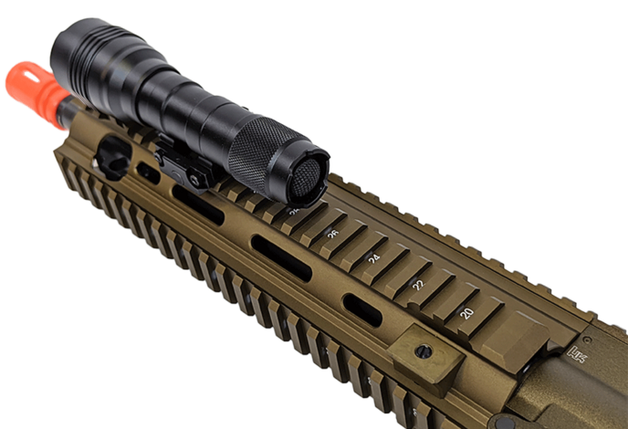 AEX HIGHBEAM rifle light with remote switch, 1200 lumen