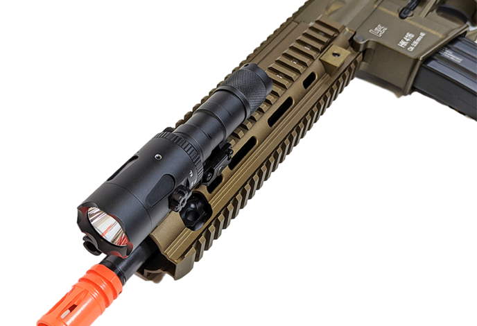 AEX MEGALIGHT rifle light/green laser combo, 1200 lumen, with remote switch