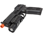 Airsoft Extreme AEX SUPERTAC pistol light with green laser and 500 lumen light