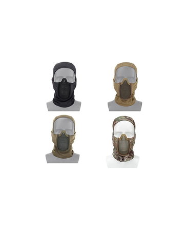 WoSport WoSport Shadow Fighter Headgear Polyester Balaclava with Steel Mesh Lower Face Mask
