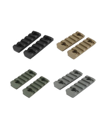 WoSport WoSport M-LOK 5 Slot Nylon Rail, 2-pack