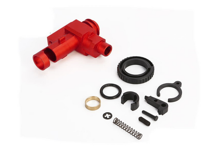 Big Dragon CNC Aluminum Hop Up Set for M4 AEG Red
