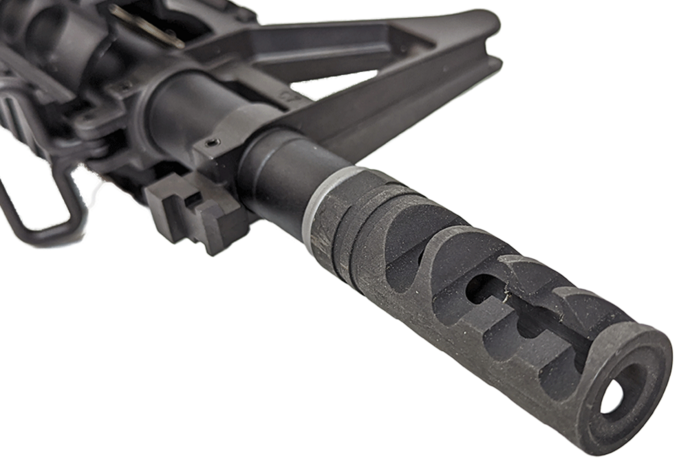 Big Dragon Shark steel flash hider, 14mm CCW