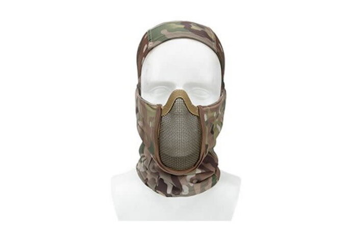 WoSport Steel Mesh Lower Face Mask Shadow Fighter Headgear Polyester Balaclava