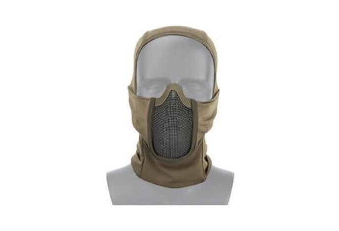 WoSport Steel Mesh Lower Face Mask Shadow Fighter Headgear Polyester Balaclava