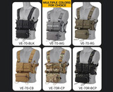Wosport MK3 Low Profile ModularTactical Chest Rig / Sub Abdominal Pouch Set