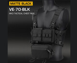 Wosport MK3 Low Profile ModularTactical Chest Rig / Sub Abdominal Pouch Set