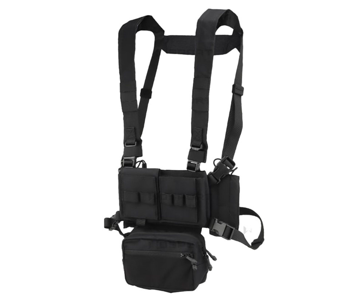 Wosport MK3 Low Profile ModularTactical Chest Rig / Sub Abdominal Pouch ...