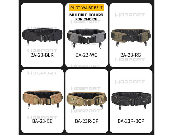 WoSport Wosport Pilot Battle Belt GEN2