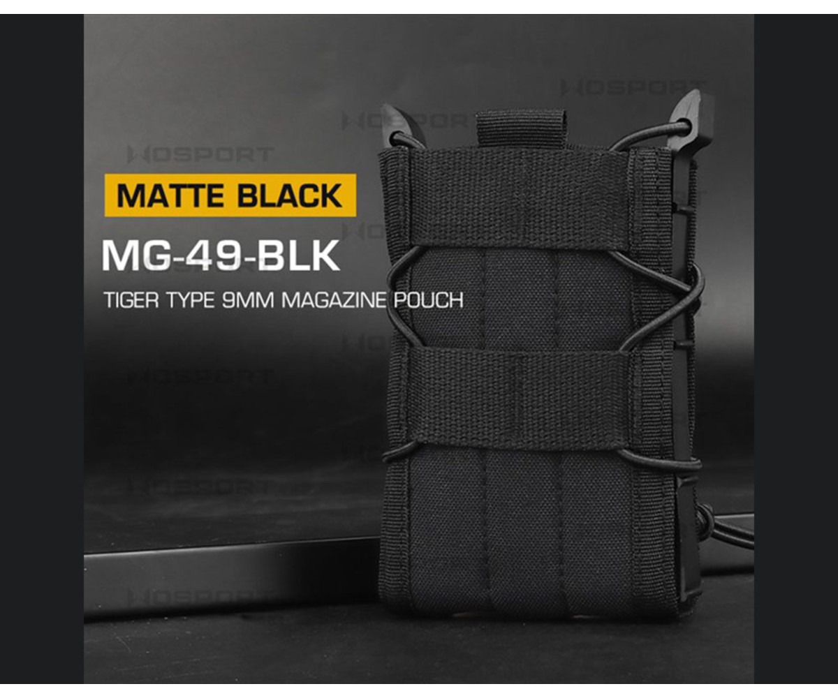 Wosport Pochette Magazine Tactique Molle 5.56 Porte Magazine