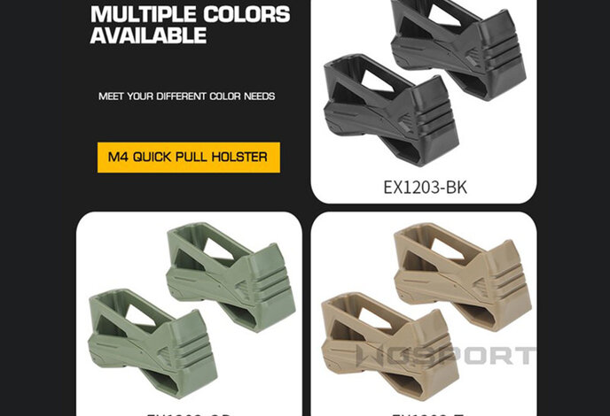 Wosport M4 Multi-functional Magazine Grip (2PCS)