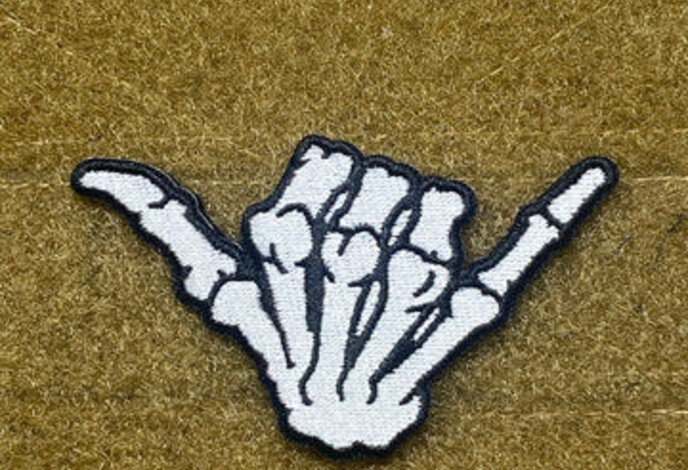 Tactical Outfitters Skeleton Shaka Morale Patch