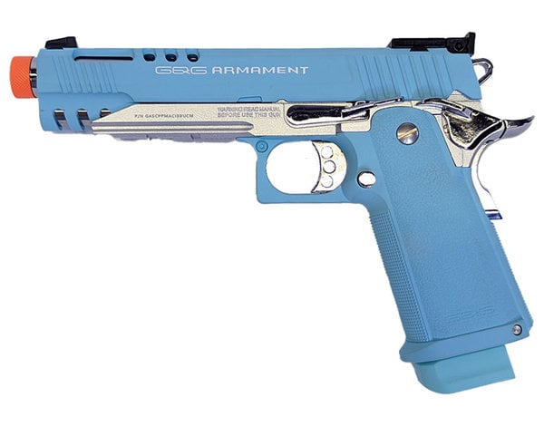 G&G G&G GPM1911 CP Double Stack Green Gas Blowback Pistol Macaron Blue