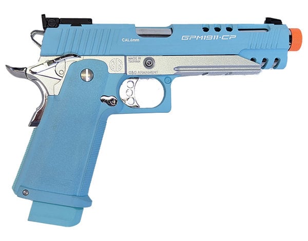 G&G G&G GPM1911 CP Double Stack Green Gas Blowback Pistol Macaron Blue