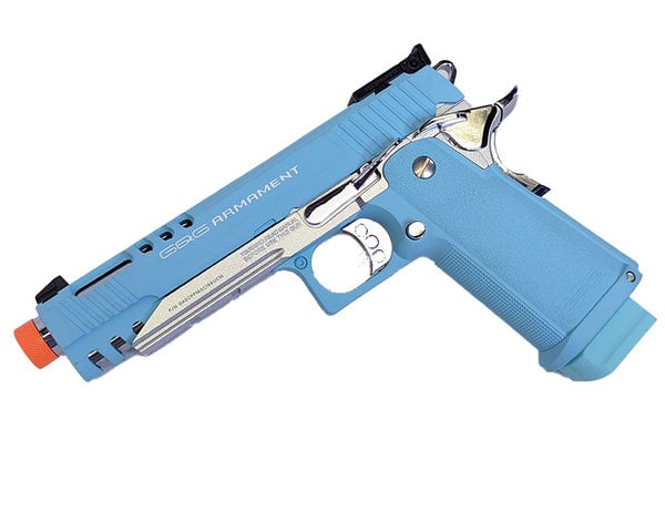 G&G G&G GPM1911 CP Double Stack Green Gas Blowback Pistol Macaron Blue