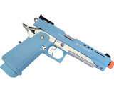 G&G GPM1911 CP Double Stack Green Gas Blowback Pistol Macaron Blue
