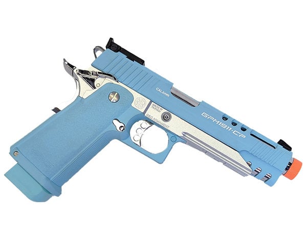 G&G G&G GPM1911 CP Double Stack Green Gas Blowback Pistol Macaron Blue