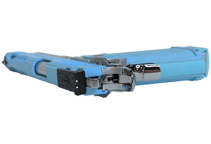 G&G GPM1911 CP Double Stack Green Gas Blowback Pistol Macaron Blue