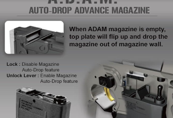 G&G M4/M16 BAMF 90R ADAM Mid-Cap Magazine