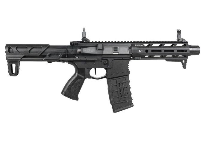 G&G ARP556 2.0 ETU MOSFET Polymer Receiver M4 PDW AEG with 7 inch Metal M-LOK Rail