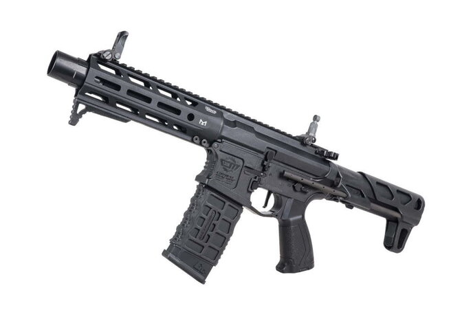 G&G ARP556 2.0 ETU MOSFET Polymer Receiver M4 PDW AEG with 7 inch Metal M-LOK Rail