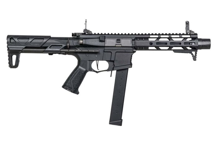 G&G ARP9 2.0 ETU MOSFET Polymer Receiver M4 PDW AEG with 7 inch Metal M-LOK Rail