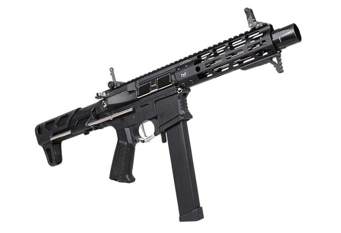 G&G ARP9 2.0 ETU MOSFET AEG with 7 inch Metal M-LOK Rail and Stainless Steel Accents