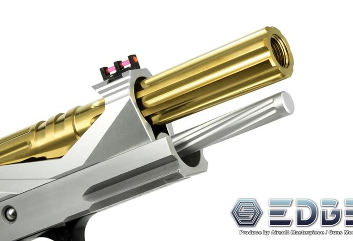 EDGE Custom WARP CNC Stainless Steel Outer Barrel for 5.1 Hi Capa / 1911