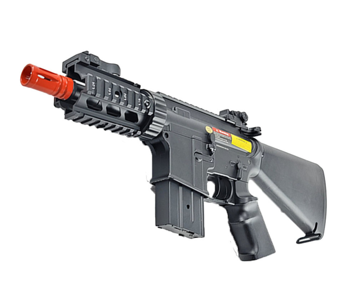 Rifles manuales : Airsoft M4 RIS CQB grip red dot - ABS