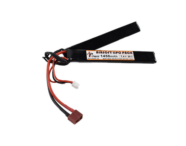 iPower iPower 7.4v 1450mAh 20C 2X Nunchuck LiPo Battery Deans