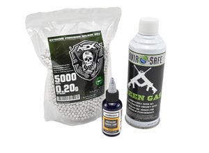 Airsoft Extreme Green Gas Pistol Beginner Package
