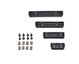 Big Dragon M-LOK rail panels, 3/5/7/9 slot pack, black