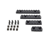 Big Dragon M-LOK rail panels, 3/5/7/9 slot pack, black