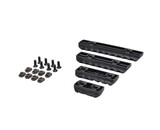 Big Dragon M-LOK rail panels, 3/5/7/9 slot pack, black
