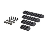 Big Dragon M-LOK rail panels, 3/5/7/9 slot pack, black