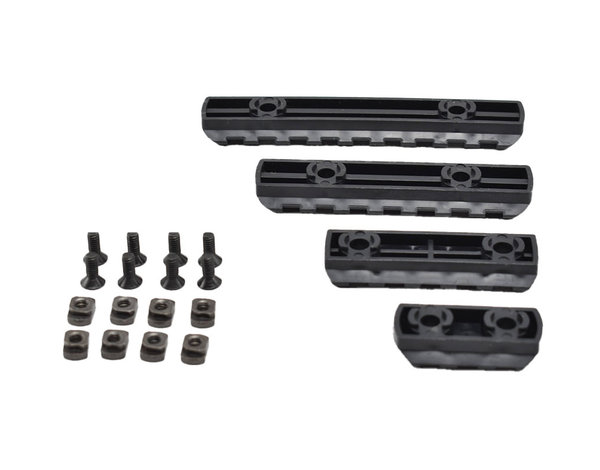 Big Dragon Big Dragon M-LOK rail panels, 3/5/7/9 slot pack, black