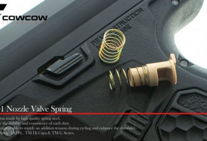 CowCow Nozzle Valve Spring for AAP01 / Hi Capa  / TM G Series