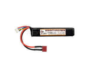 iPower iPower 11.1v 1100mAh 20C Stock Tube LiPo Battery Deans