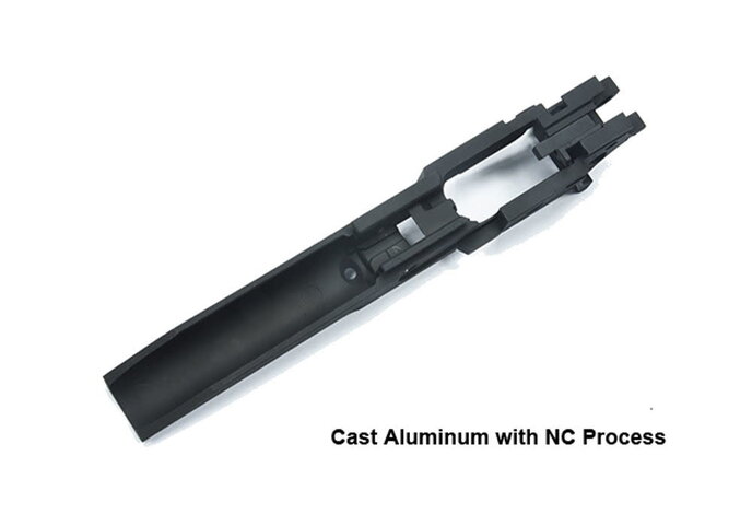Guarder Aluminum CNC Anodized Frame for Tokyo Marui Hi Capa Gold Match (No Markings / Black)