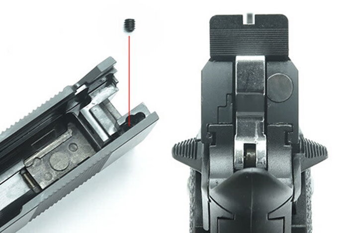 Guarder Steel CNC Slide for Tokyo Marui Hi Capa 5.1 Gold Match with Lightweight Housing (Infinity / Black)